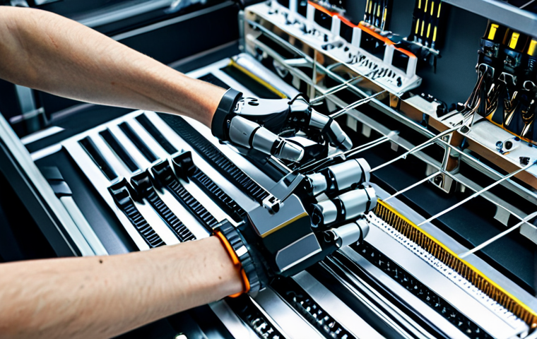로봇기술사와 다관절 로봇 설계 - Robotics Lab Environment**

"A brightly lit robotics laboratory, featuring a fully clothed engineer ...